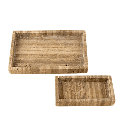 Rectangular Travertine Tray - LC Design Co. Shoppe