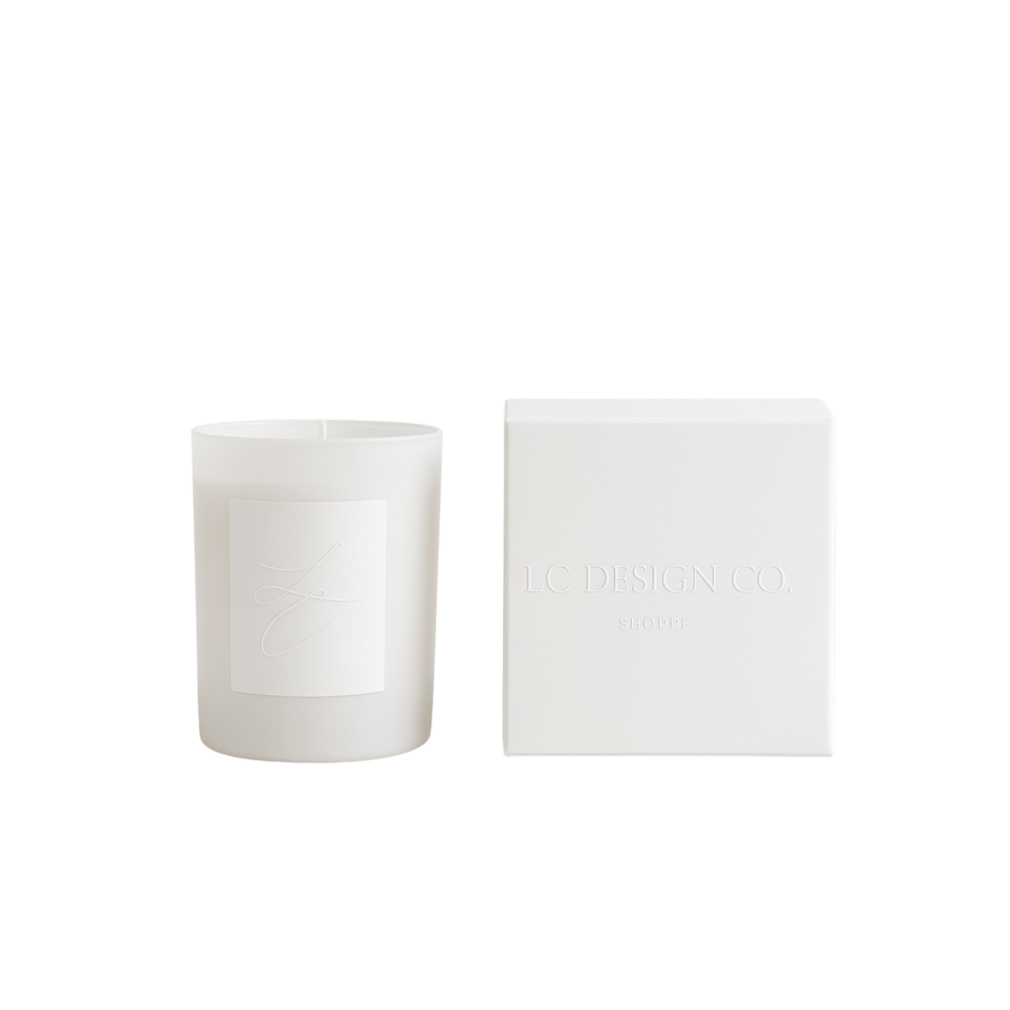 LC Candle - White - LC Design Co. Shoppe