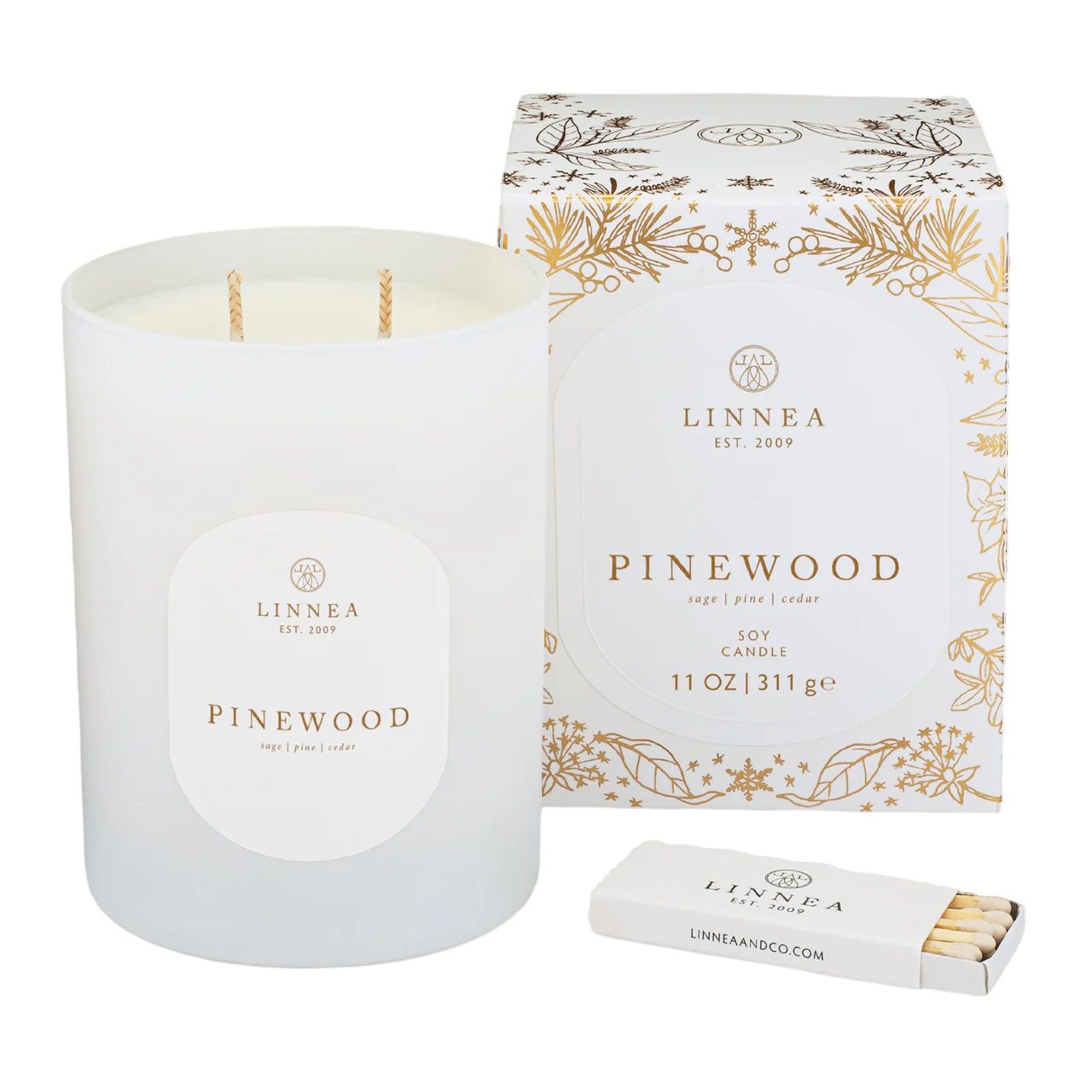 LINNEA Candle - Pinewood