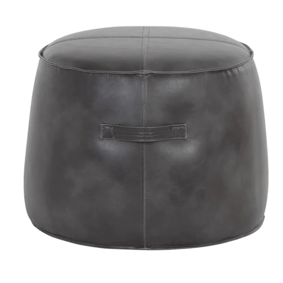 Mary Ottoman- Overcast Grey - LC Design Co. Shoppe