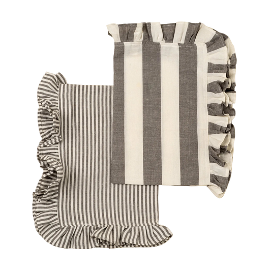 Ruffle Stripe Tea Towels