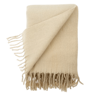 Alpine Wool Throw-Cream - LC Design Co. Shoppe