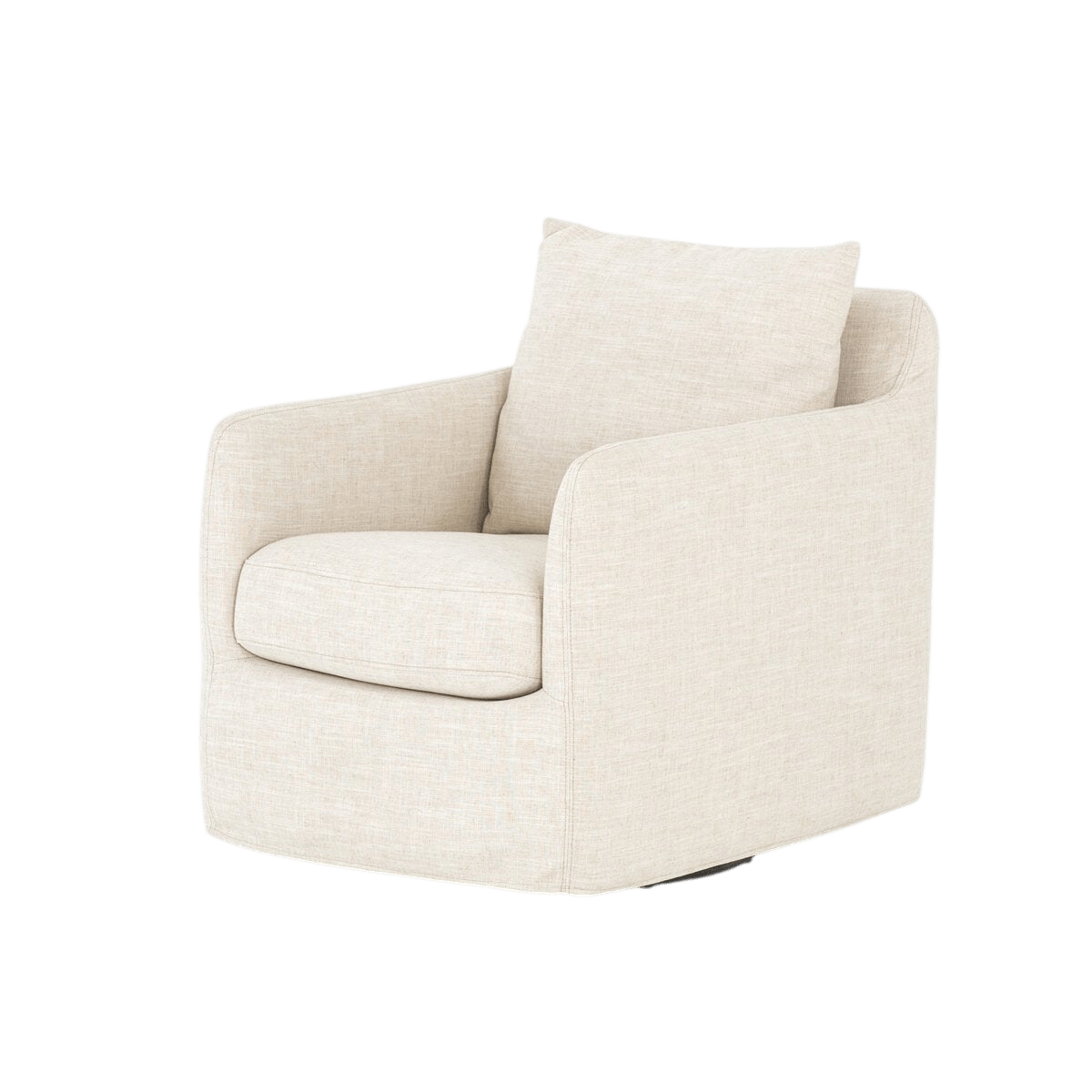 Banks Slipcover Swivel Chair - LC Design Co. Shoppe