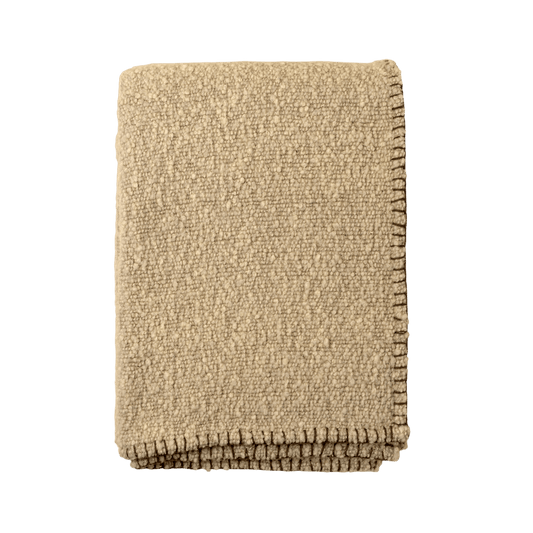 Natural Stitch Blanket Throw - LC Design Co. Shoppe