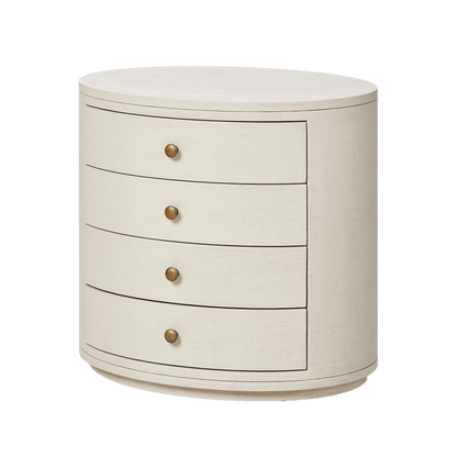 Amelia Oval Nightstand - LC Design Co. Shoppe