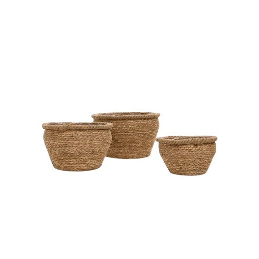 Medium Grass Basket Planter - LC Design Co. Shoppe