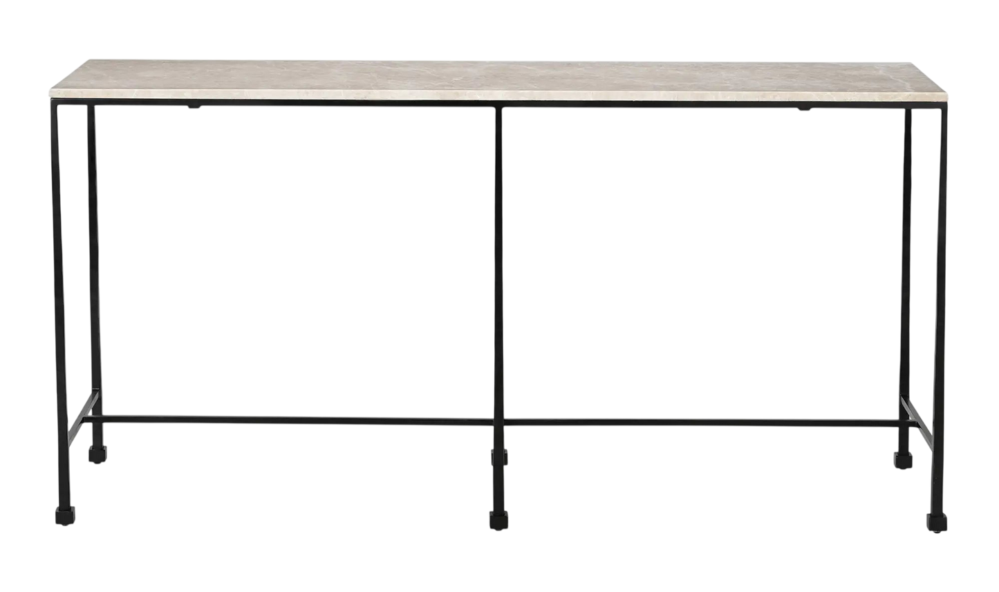 River Console Table Botticino Marble
