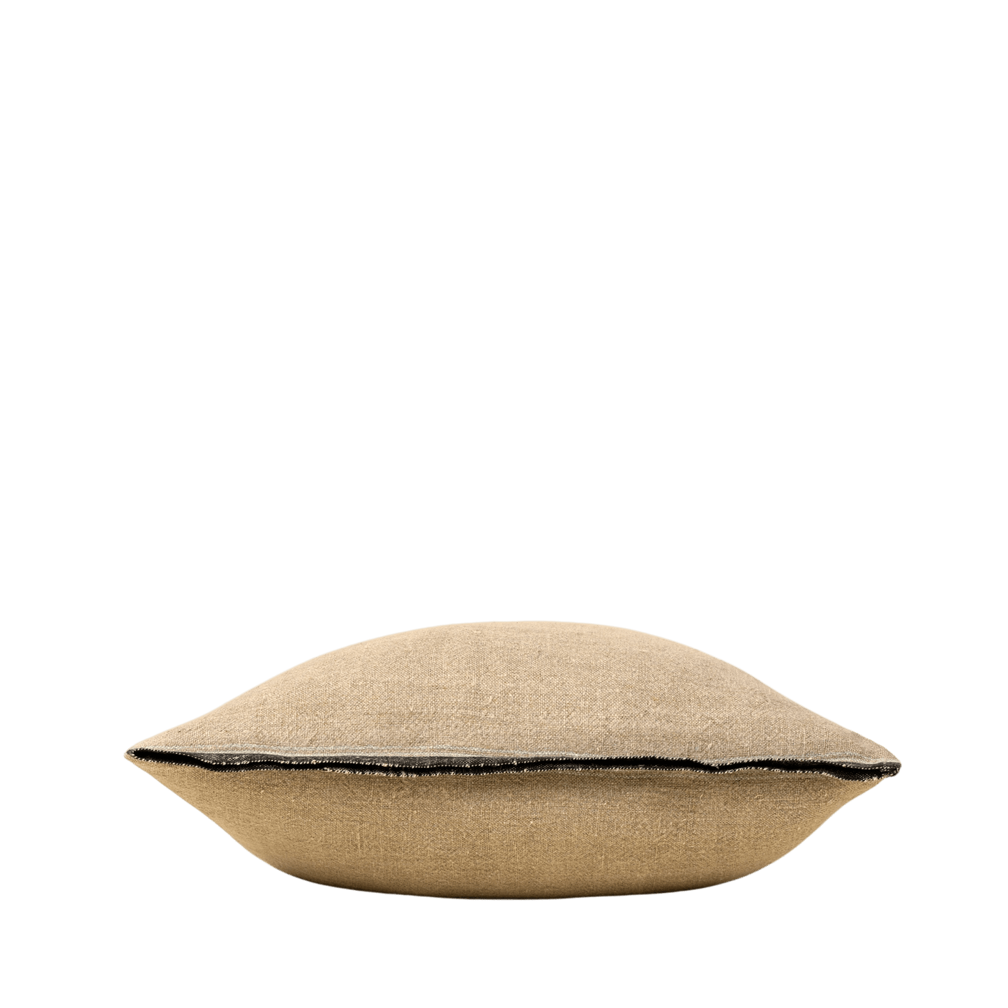 Selvage Linen Pillow - Charcoal - LC Design Co. Shoppe