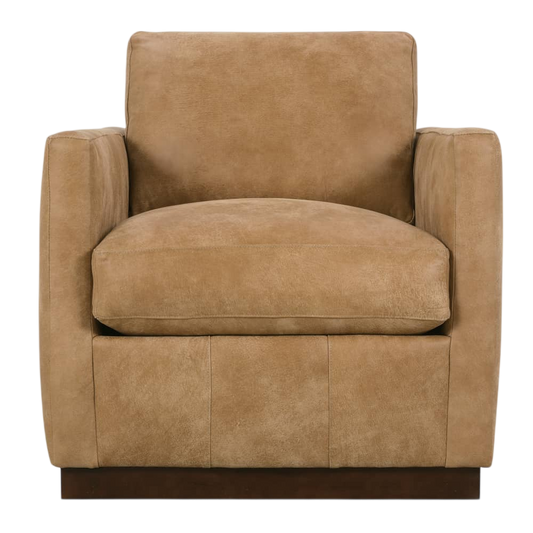 Allie Leather Swivel Chair
