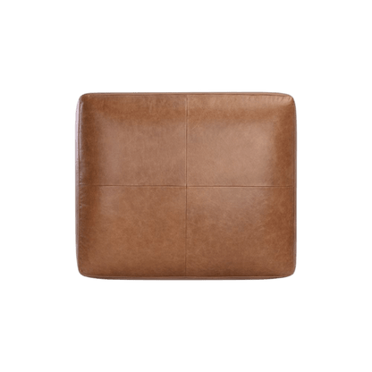 Wendy Modular-Ottoman-Marseille Camel Leather - LC Design Co. Shoppe