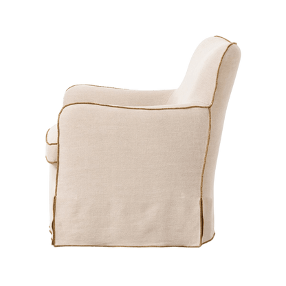 Devon Slipcover Swivel Chair - LC Design Co. Shoppe
