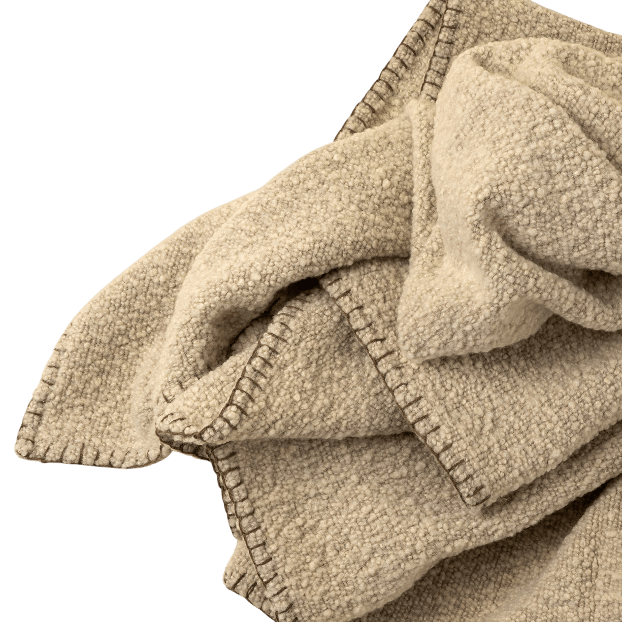 Natural Stitch Blanket Throw - LC Design Co. Shoppe