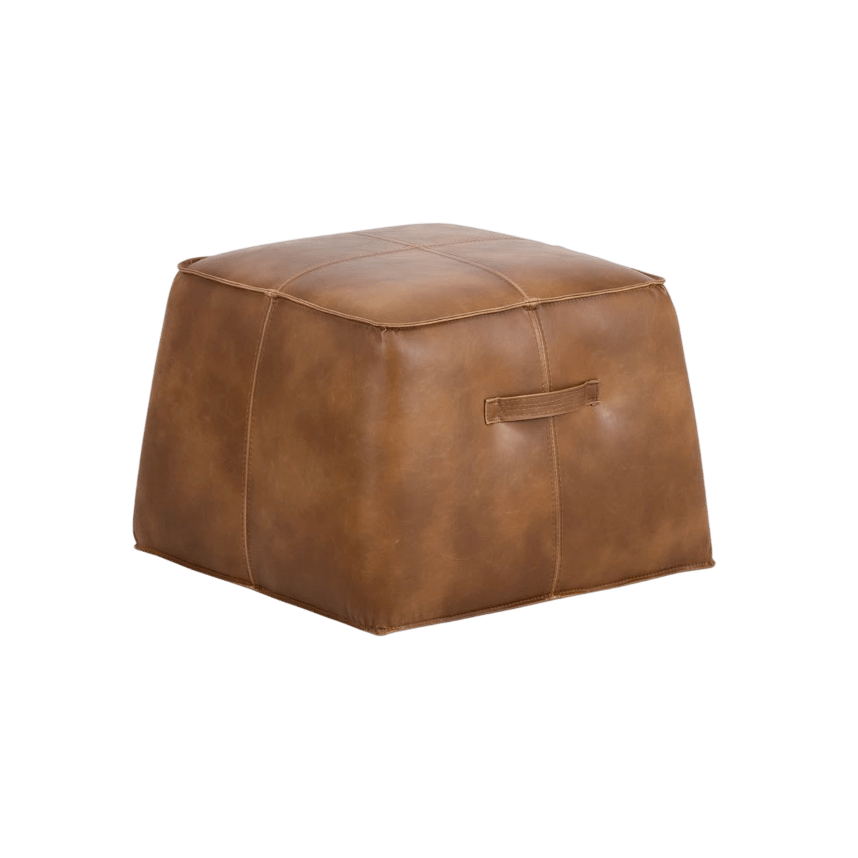 Aspen Ottoman - Tobacco Tan - LC Design Co. Shoppe