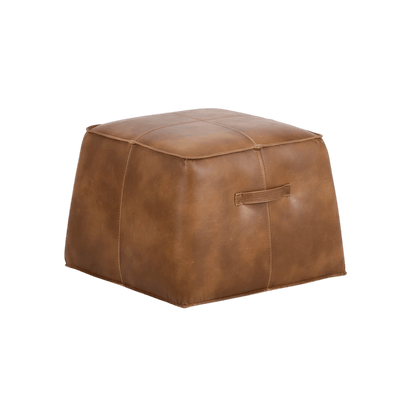Aspen Ottoman - Tobacco Tan - LC Design Co. Shoppe