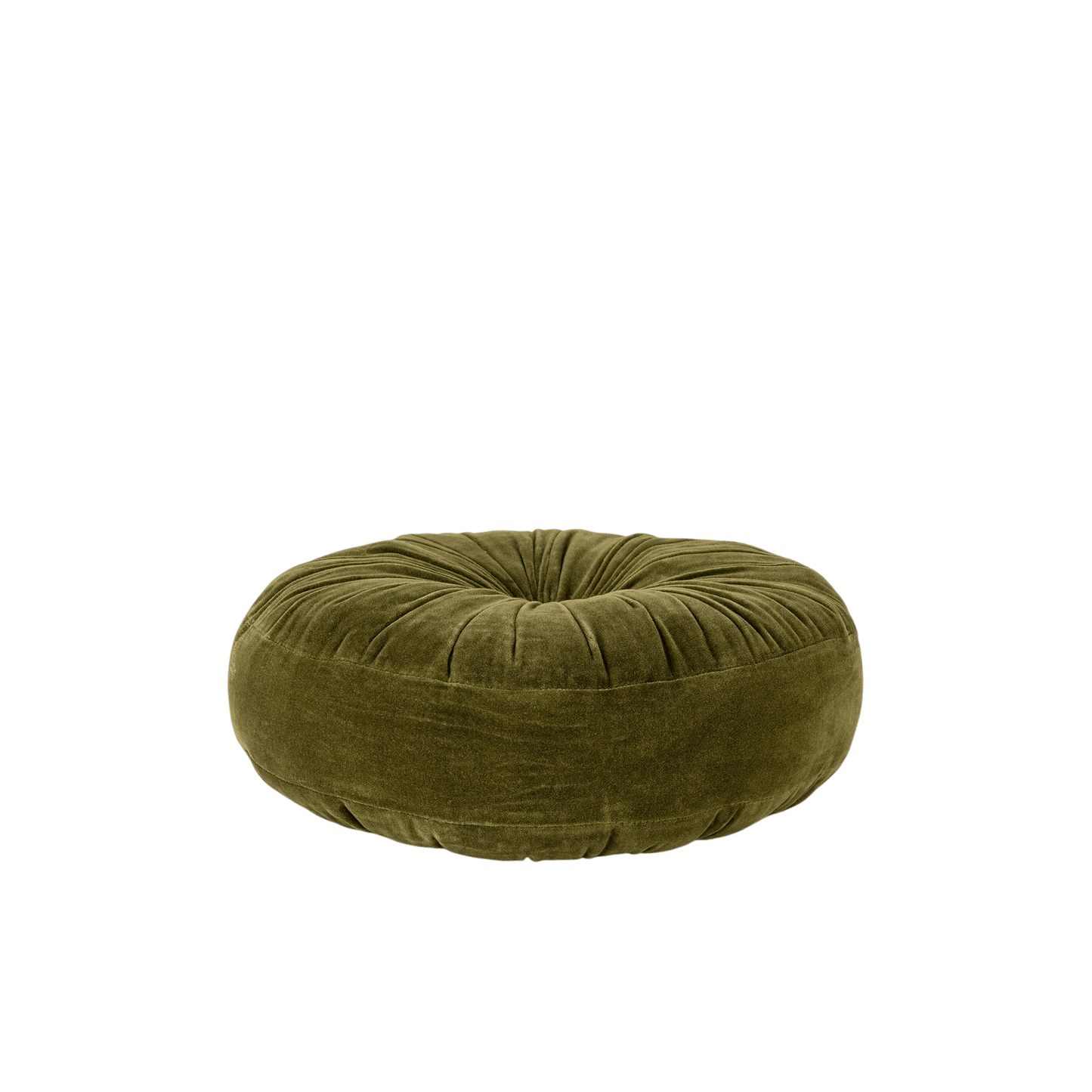 Moss Velvet Tuft Round Cushion - LC Design Co. Shoppe
