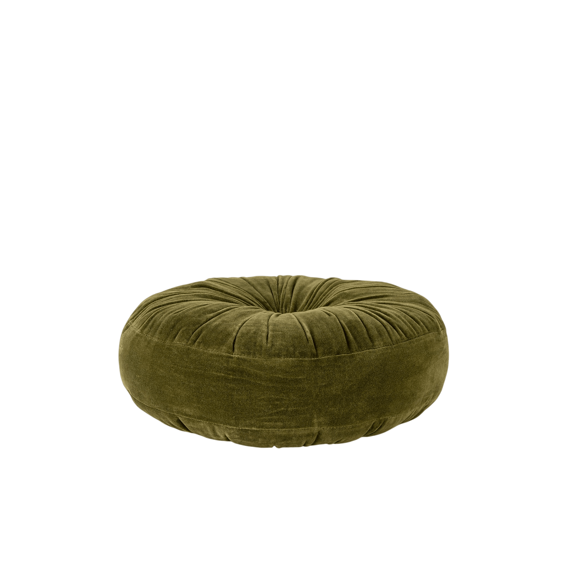 Moss Velvet Tuft Round Cushion - LC Design Co. Shoppe