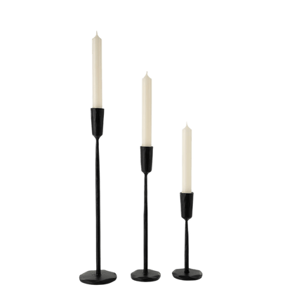 Luna Forged Candlestick Holder - Black - LC Design Co. Shoppe