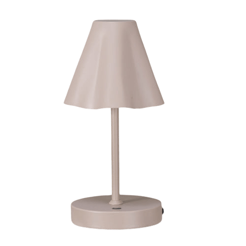 Ruffle Rechargable Table Lamp - LC Design Co. Shoppe