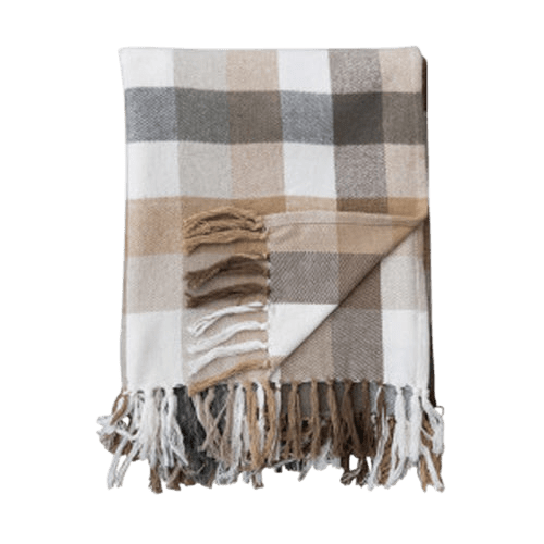 Plaid Flannel Throw - LC Design Co. Shoppe