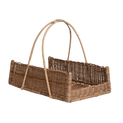 Midge Hand Woven Basket w/ Handle - LC Design Co. Shoppe