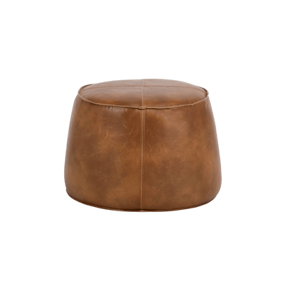 Mary Ottoman-Tobacco Tan - LC Design Co. Shoppe