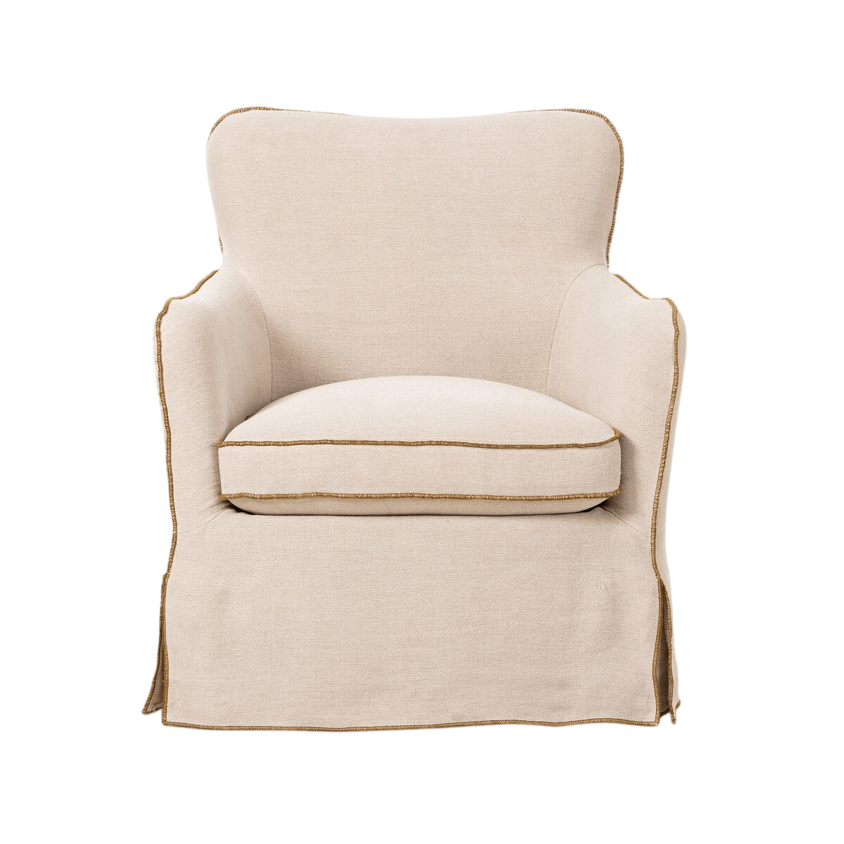 Devon Slipcover Swivel Chair - LC Design Co. Shoppe