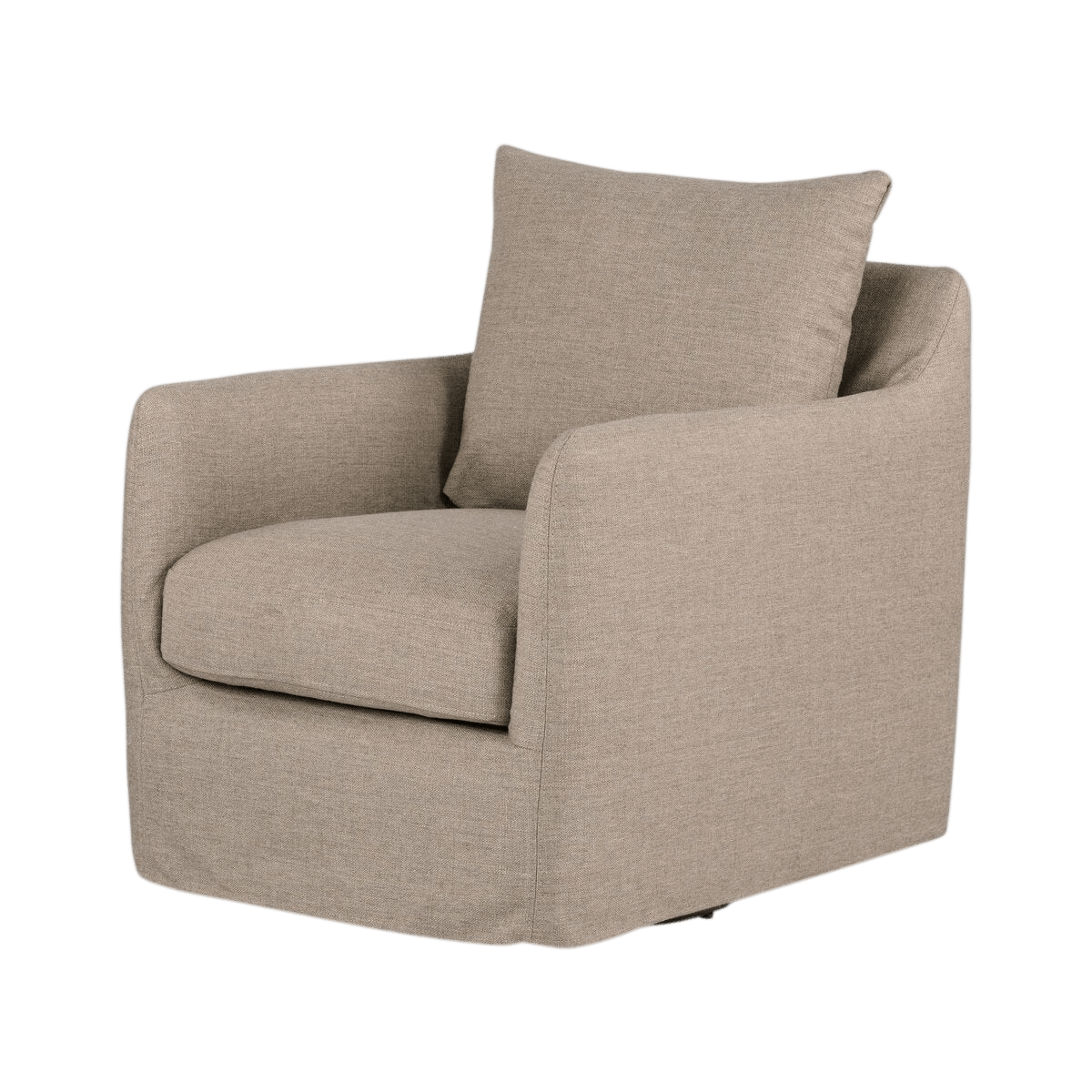 Banks Slipcover Swivel Chair - LC Design Co. Shoppe