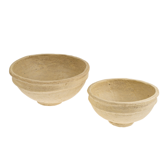 Primitive Paper Mache Bowl- Medium