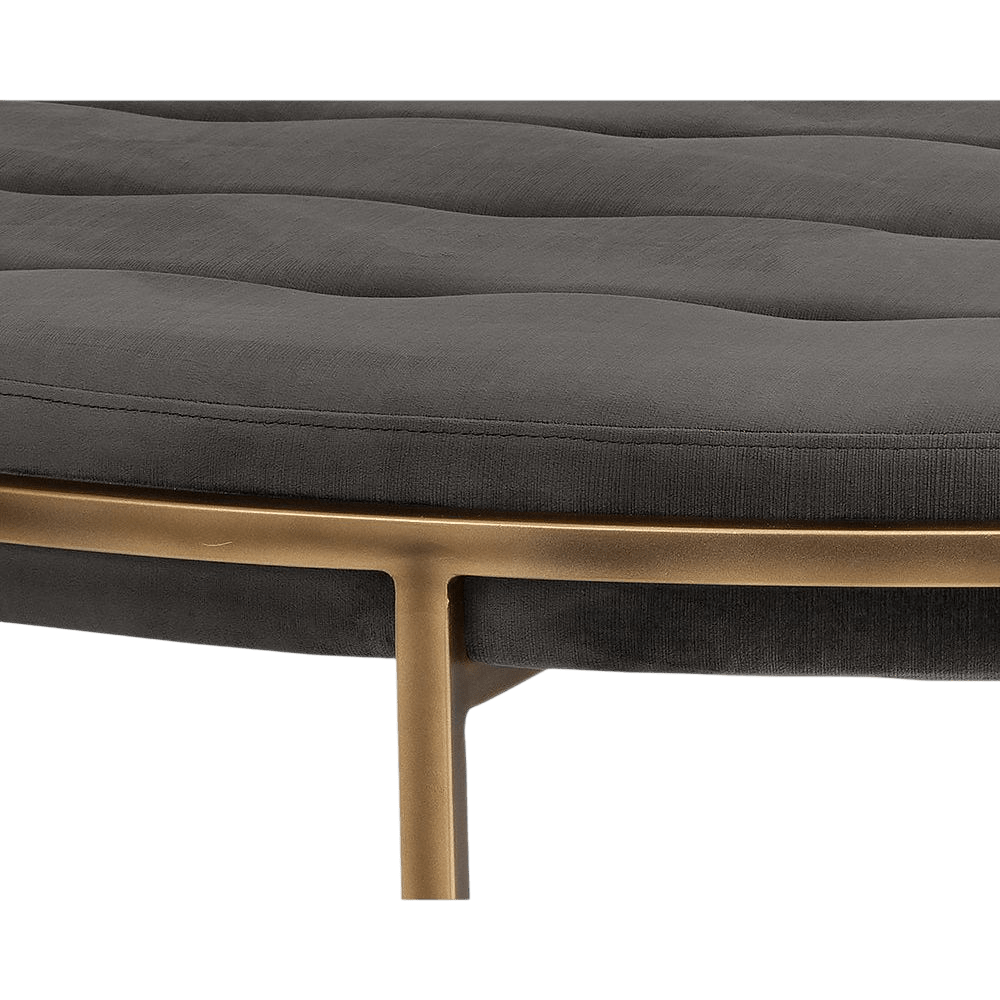 Etta Ottoman-Round Piccolo Pebble - LC Design Co. Shoppe
