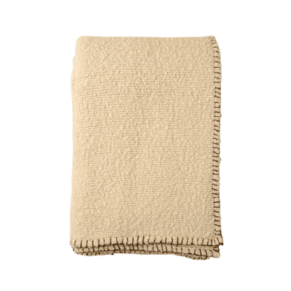 Ivory Stitch Blanket Throw - LC Design Co. Shoppe