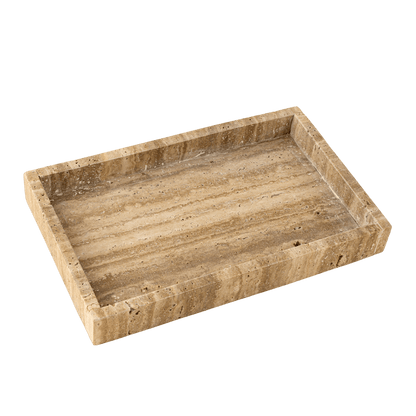Rectangular Travertine Tray - LC Design Co. Shoppe
