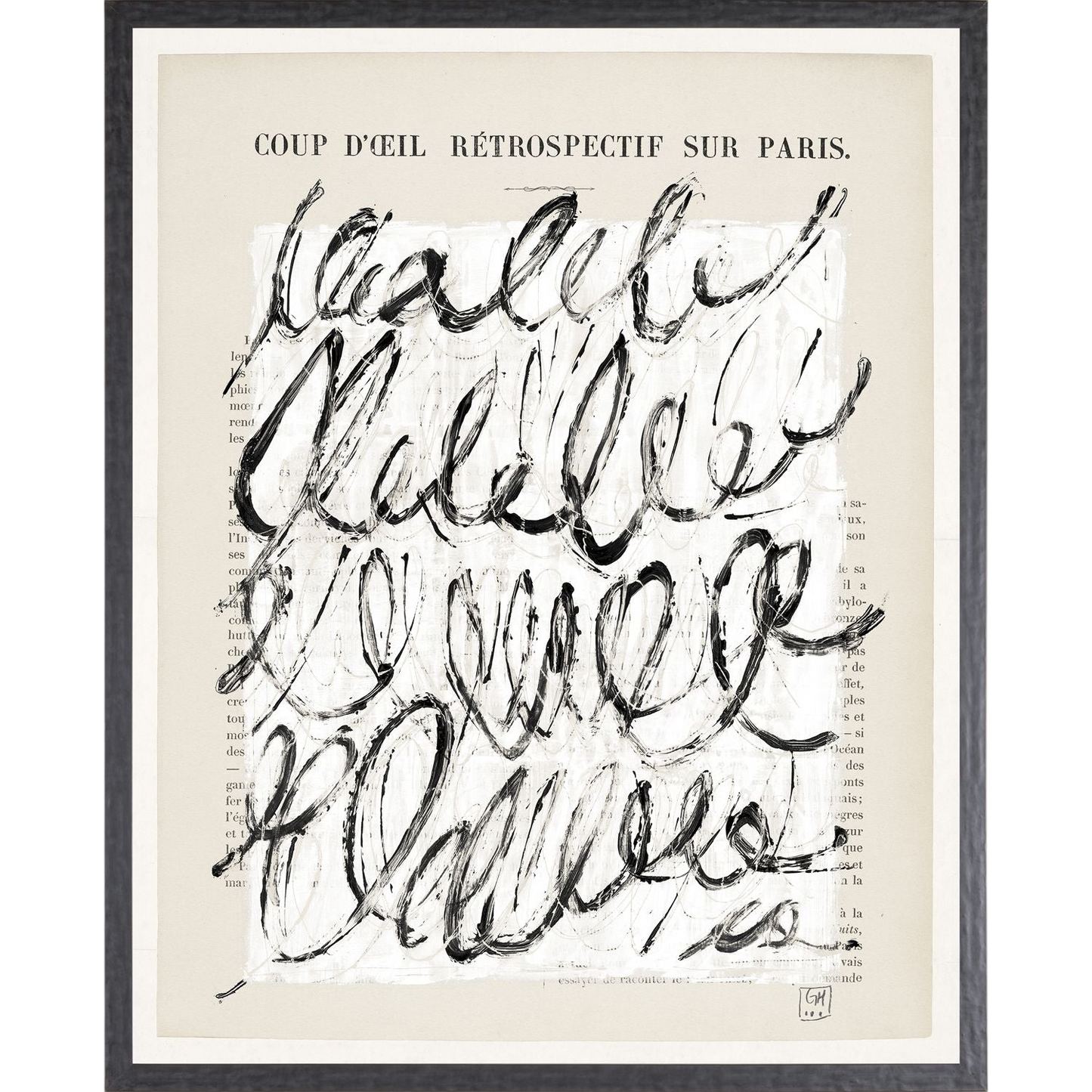Parisienne Page III Art