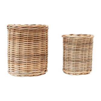 Hand Woven Wicker Basket