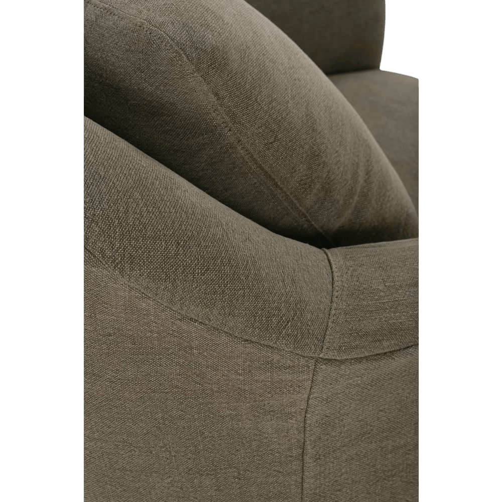 Noel Slipcovered Swivel Chair - LC Design Co. Shoppe