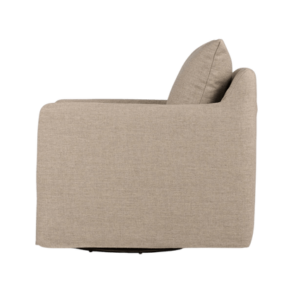Banks Slipcover Swivel Chair - LC Design Co. Shoppe