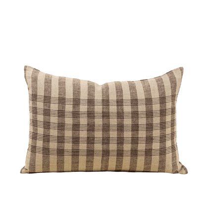 Homestead Plaid Linen Pillow - LC Design Co. Shoppe