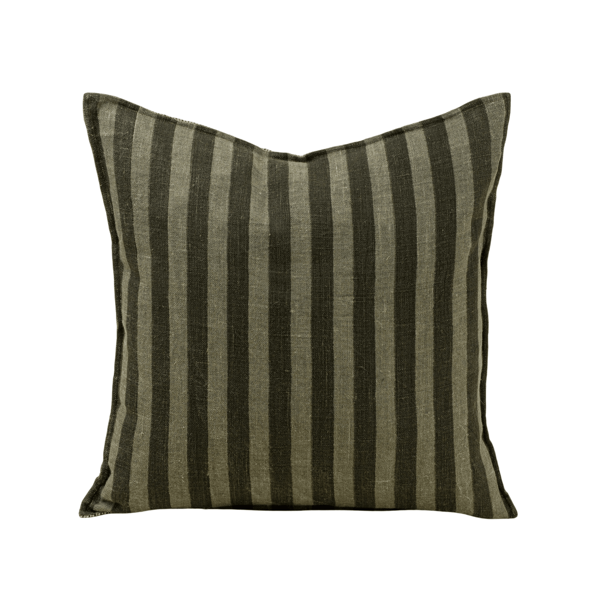 Sage Stripe Double Sided Linen Pillow - LC Design Co. Shoppe