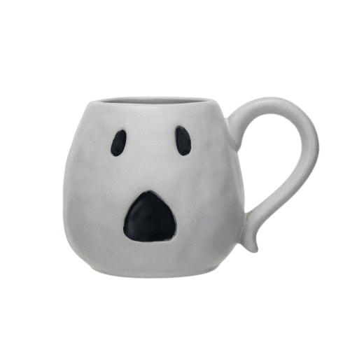 Stoneware Ghost Mug - LC Design Co. Shoppe