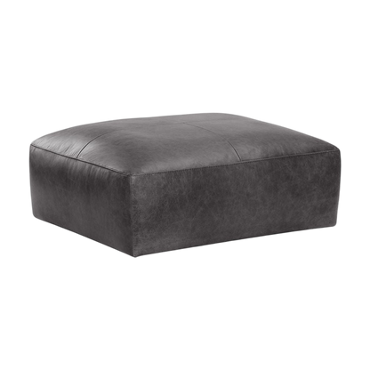 Wendy Modular-Ottoman-Marseille Black Leather