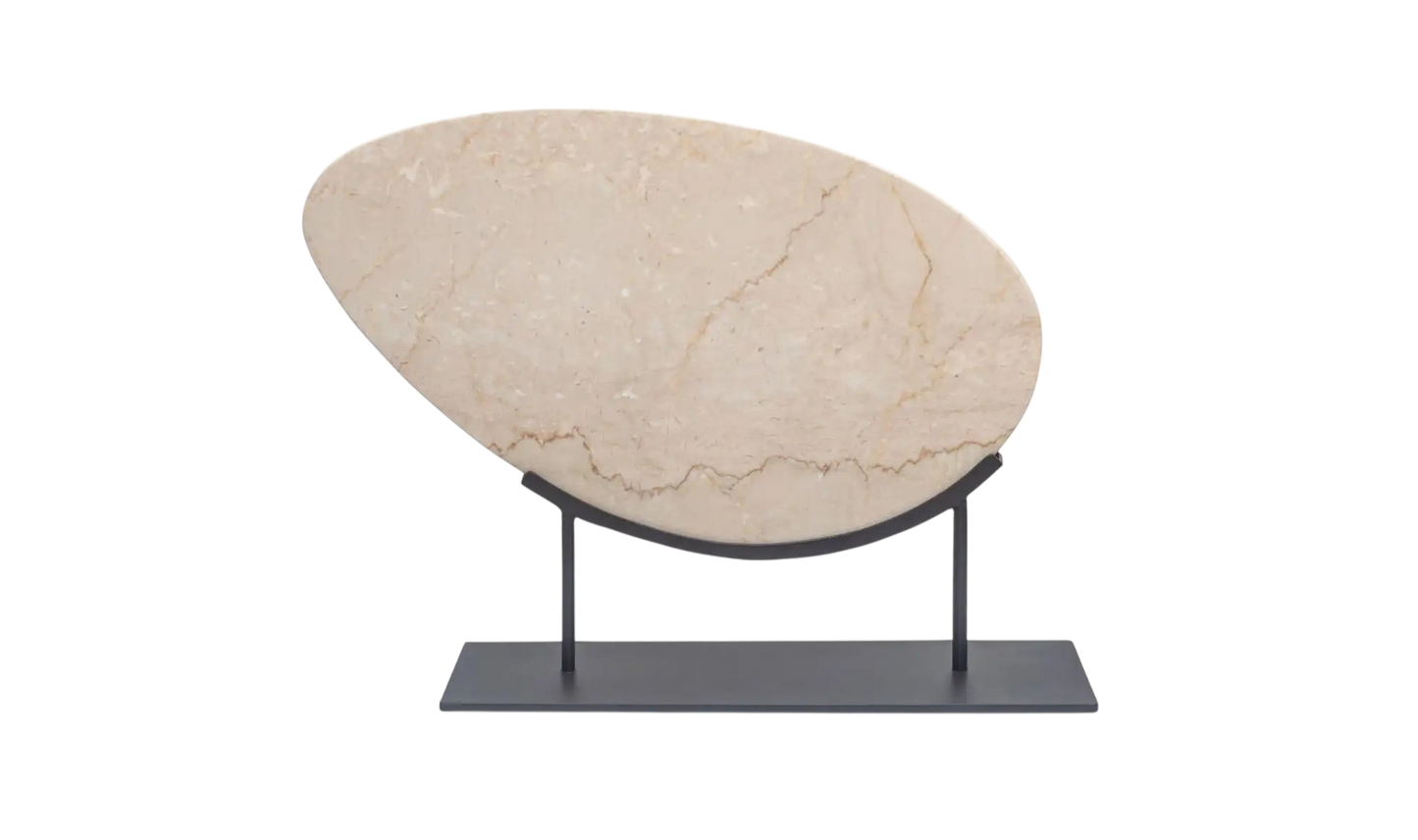 Galen Sculpture Botticino Beige Marble