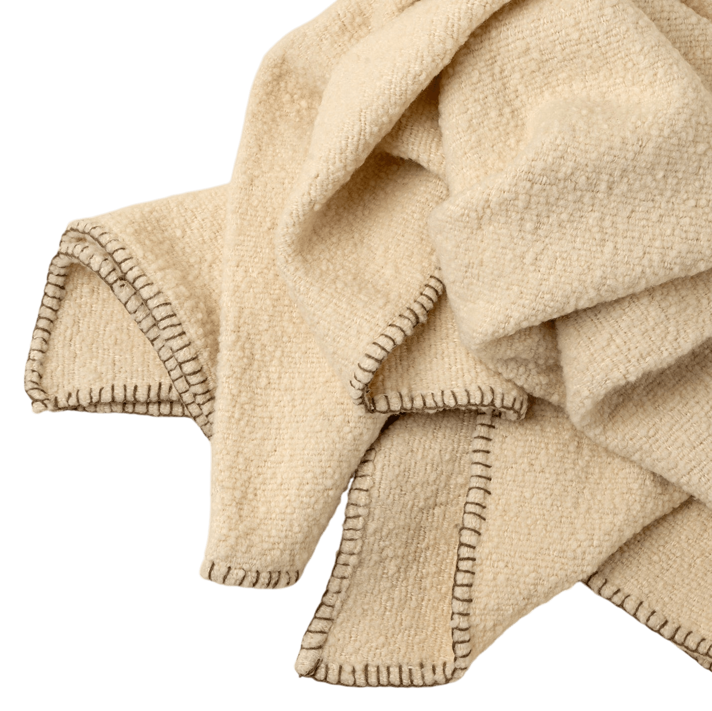 Ivory Stitch Blanket Throw - LC Design Co. Shoppe