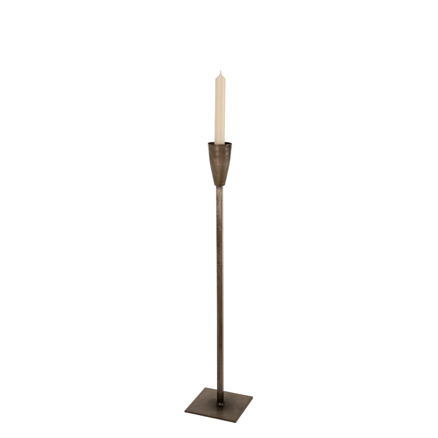 El Grande Candlestick - Silver Medium - LC Design Co. Shoppe