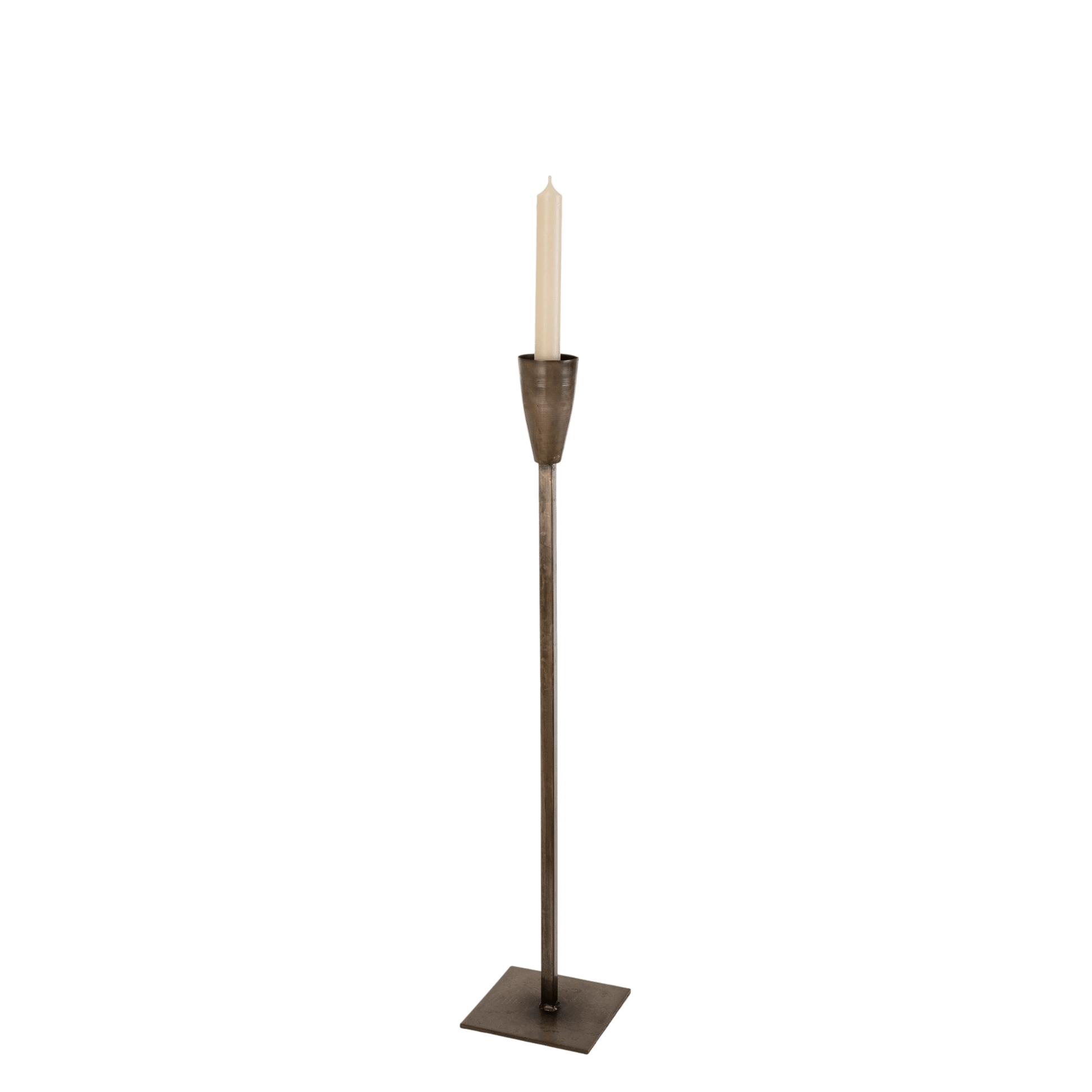El Grande Candlestick - Silver Medium - LC Design Co. Shoppe