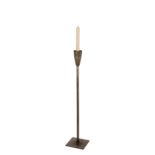 El Grande Candlestick - Silver Medium - LC Design Co. Shoppe