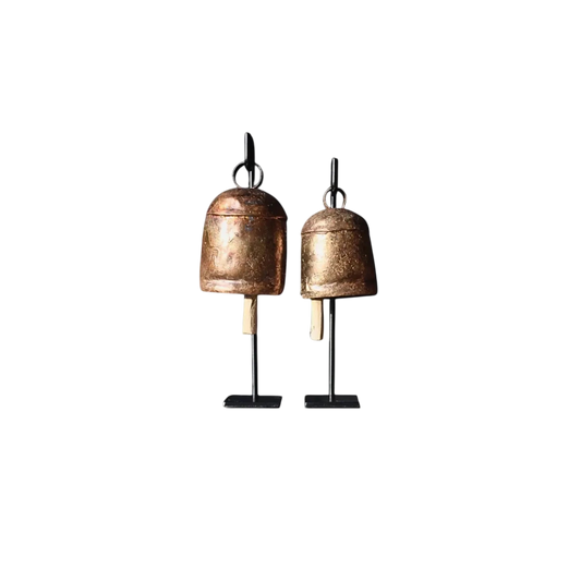 Vintage Inspired Iron Bell Stand