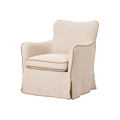 Devon Slipcover Swivel Chair - LC Design Co. Shoppe