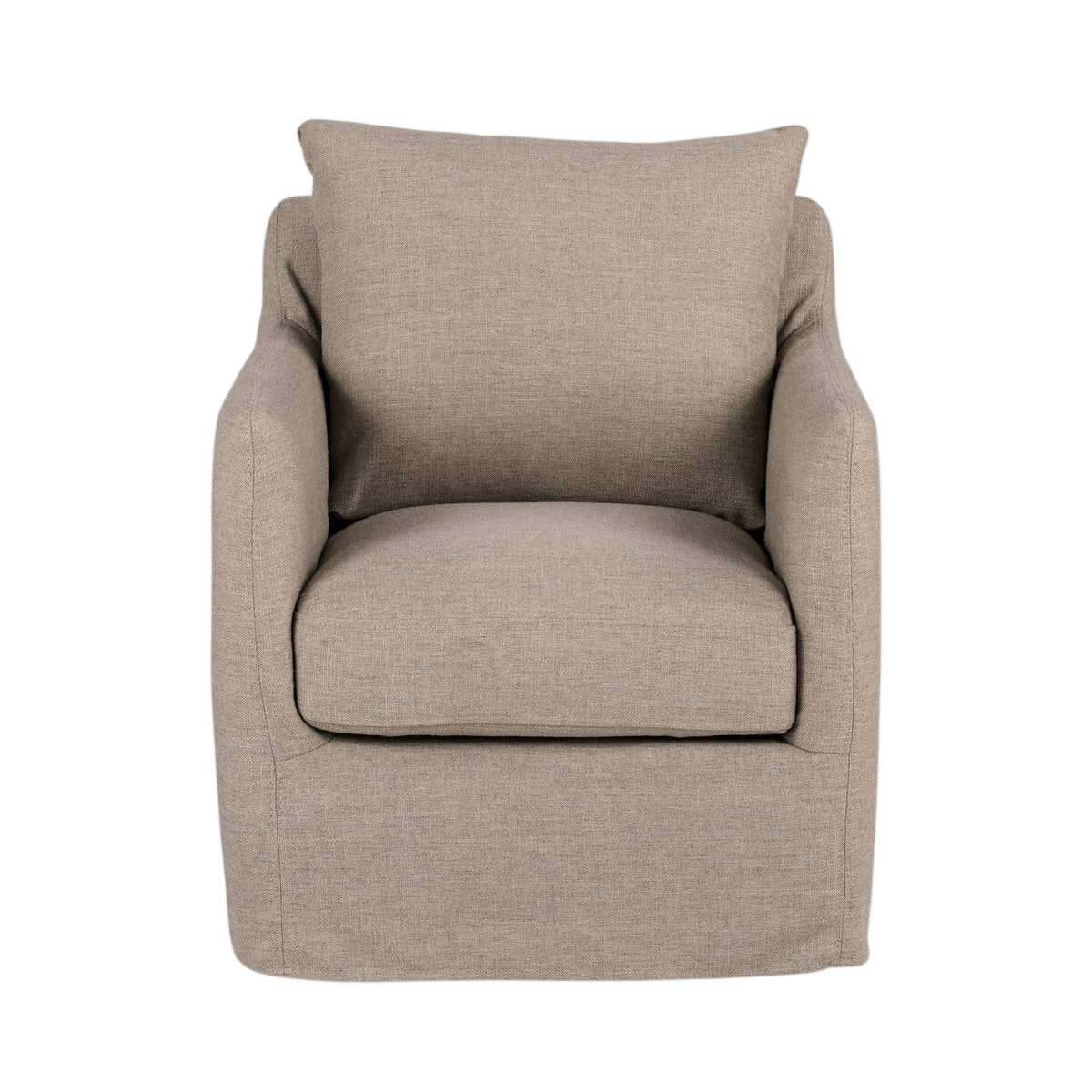 Banks Slipcover Swivel Chair - LC Design Co. Shoppe