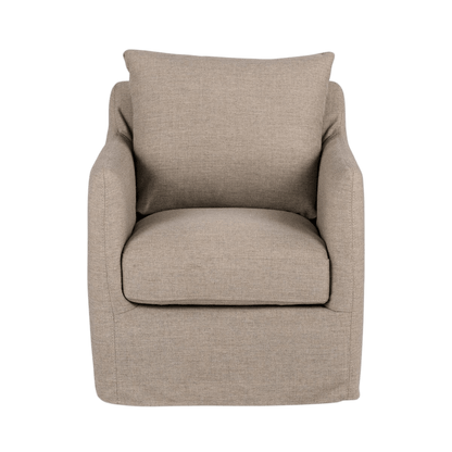 Banks Slipcover Swivel Chair - LC Design Co. Shoppe