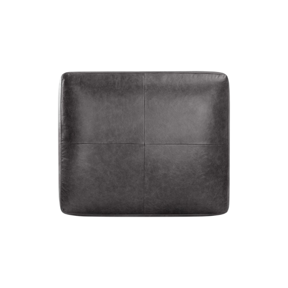 Wendy Modular-Ottoman-Marseille Black Leather