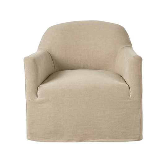 Lowell Slipcover Swivel Chair - LC Design Co. Shoppe
